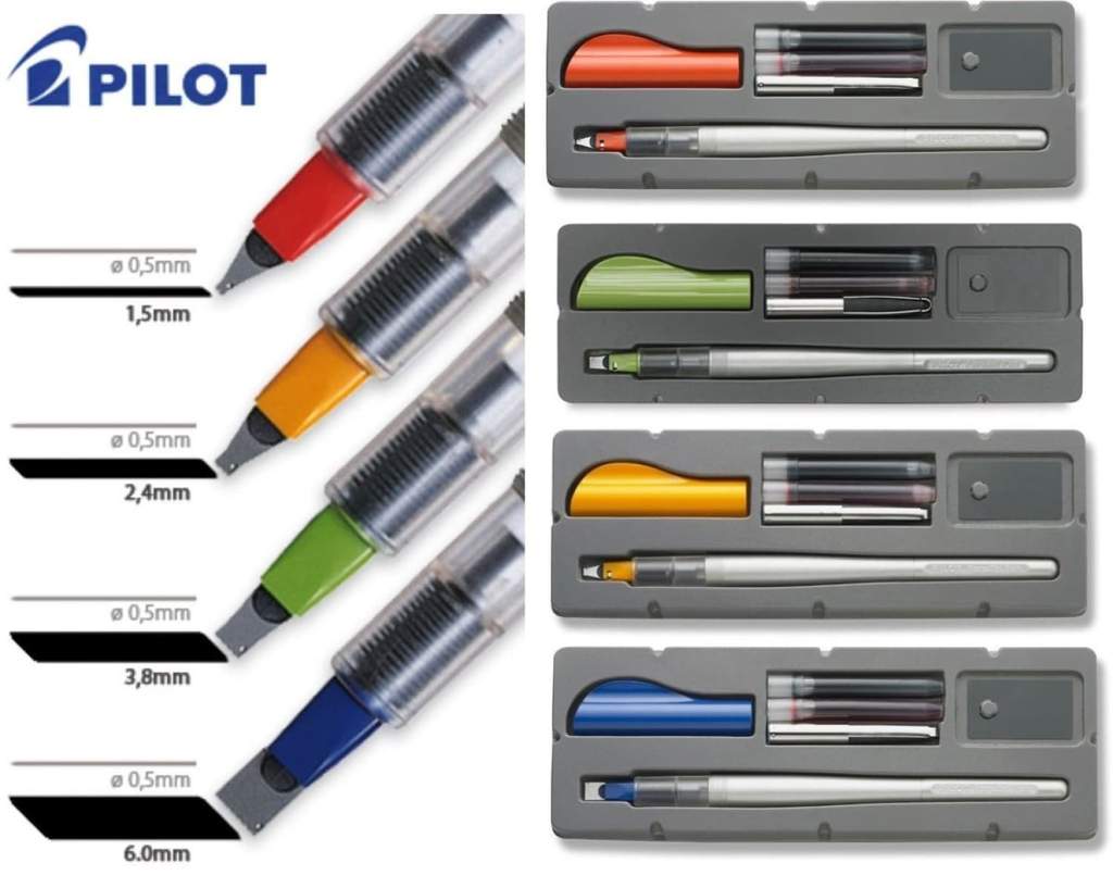 Pilot Parallel Pen 4.5 mm Set with Cartridge